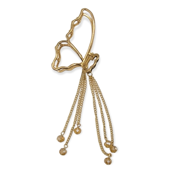 Butterfly Tassel Hair Clip - Picture 4 of 4